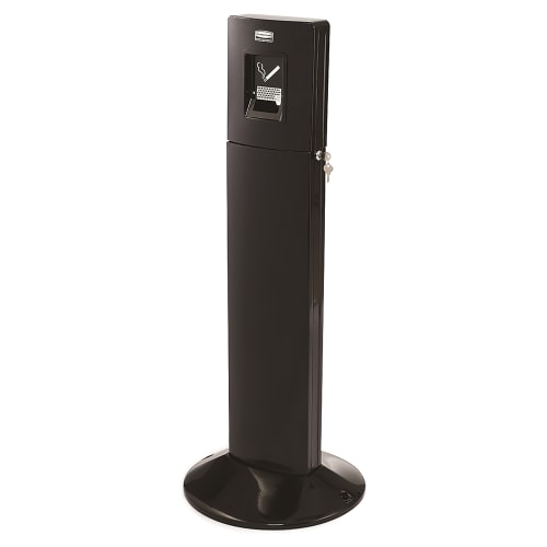 Rubbermaid Metropolitan Smokers Station, Black